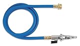 TOPRING Long Hose 45 PSI Air Compressor Water Blow Out Adapter, RV Winterizing Kit with male GHT connector and Preset Air Pressure Regulator (Blue)