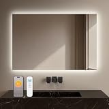 Infrarotheizung Spiegel mit Thermostat 500 Watt - Spiegelheizung...