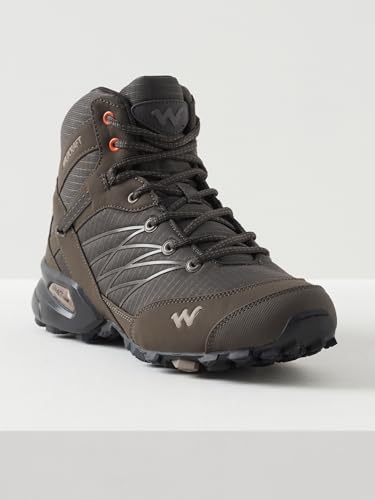 Image of Wildcraft Men's RuNX TR Hugo Brown Trekking&Hiking Shoes (51657)