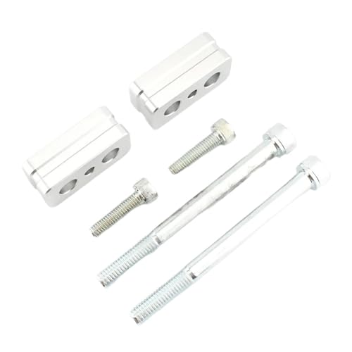 Pontet de Guidon BMW R 1200 GS Finition Silver Alliage Robuste Rehausse 30mm