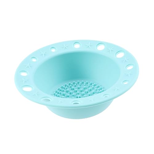 Healeved 1ピーシーシリコン製メイクブラシ洗浄マット 薄荷グリーン 多機能