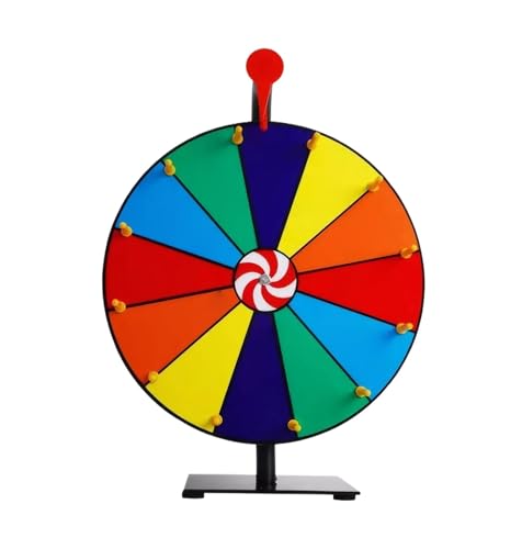 AYWTIUN La Rueda de la Fortuna Ruleta de premios editable Pared, Ruleta borrado en seco, Juego Colores, Mesa