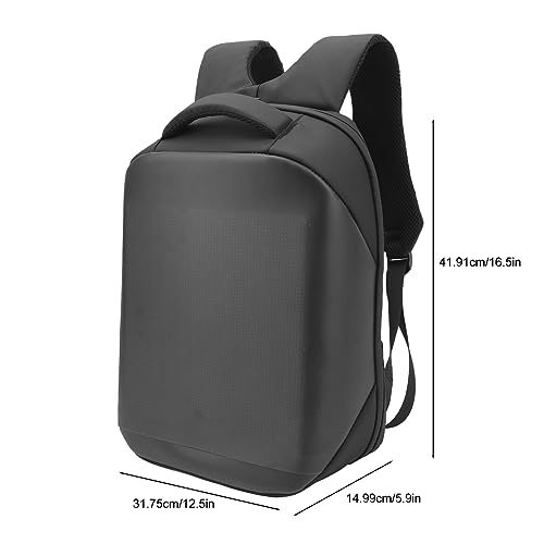 SEAFRONT Zaino LED Impermeabile con BT APP Display a LED Colorato Programmabile Schermo 64x64 Alimentato Tramite USB Zaino per Laptop Viaggio per Uomo e Donna Fai-da-te