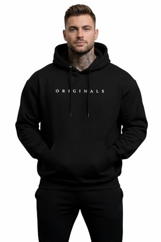 Image of Men Printed Winter Wool Hooded Sweatshirt | Warm & Soft Full Sleeve Pullover Hoodie for Winter | Casual