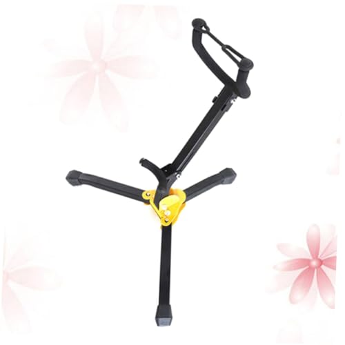 Wakauto Portable Saxophone Holder Saxophone Display Bracket Multi-function Sponge Sleeve for Protection