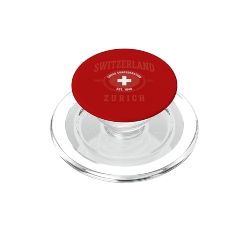 Camiseta Suiza vintage con soporte PopGrip para MagSafe Zurich Berna urbano