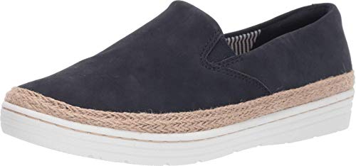 Clarks Women's Marie Pearl Loafer, navy nubuck, 085 M US