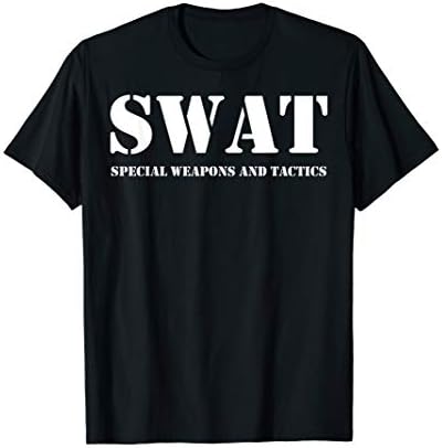 SWAT Team Vintage Police Uniform T-ShirtOEKO-TEX STANDARD 100