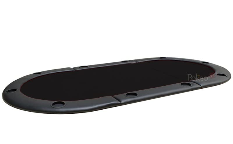 Plateau de Poker 8/10 Joueurs 180x90 (Noir)