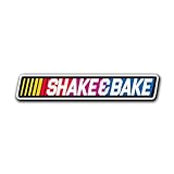 3 PCs Shake and Bake Ricky Bobby Vinyl Bumper Sticker Sticker for Helmet Dirt Racing Bike Car Truck Motorbike 6 Inches