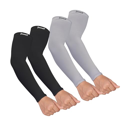 Image of Arm Sleeves for Men & Women, Sun Protection & UV Compression Hand Sleeves for Cycling, Running, Outdoor Sports & Activities, Hand Cover for Bike Riding