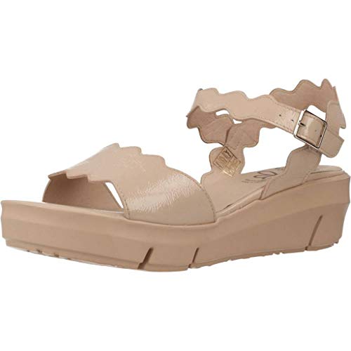Wonders Sandalias Chanclas Mujer D8213 para Mujer Beige 41 EU