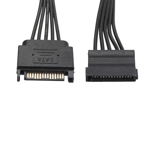 Cable de alimentación SATA Serial 15 Pin MECCANIXITY miniatura 4