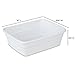 Sterilite 8 Qt Dishpan, Bin Ideal for Soaking and Cleaning Dirty Dishes in the Kitchen Sink, White, 12-Pack