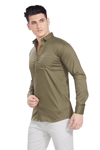 Image of DIVISIVE Men's Solid Slim Fit Shirt