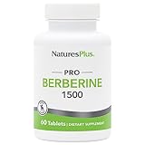 Natures Plus PRO Berberine 1500 mg - 60 Tablets - Supports Healthy Metabolism - Non-GMO, Vegan & Gluten Free - 30 Servings