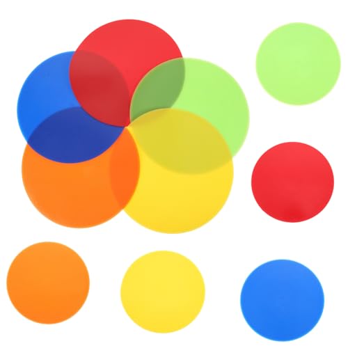 BESTonZON 10Pcs Soccer Training Markers Durable Sign Discs for Football Practice Outdoor Sports Training Game Field Use