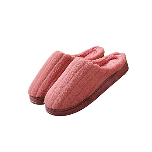 Pantoufles d'intérieur en coton doux pour hommes et femmes