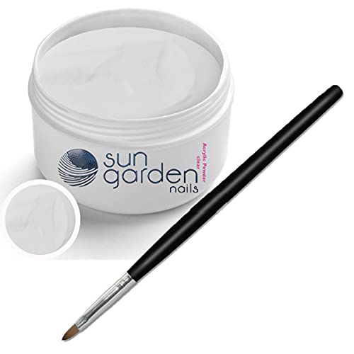 Acryl Pulver klar 30g inkl. Acrylpinsel – Bild 5