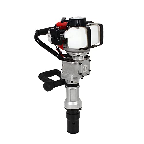 CNCEST Pile Driver,Gasoline Pile Driver,Single Cylinder, Air Cooling, 2-Stroke,Hand Pull StartPile Driver Equipped with Two-Stroke Gasoline Engine Gardening, Road Fencing Hand-Pull Start Gal