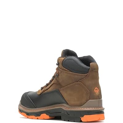 Wolverine Men's Overpass 6" Composite Toe Waterproof Work Boot, Summer Brown, 9.5 M US