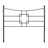 Achla Square on Squares Border Fence Sections, 31'H, 4 Pack