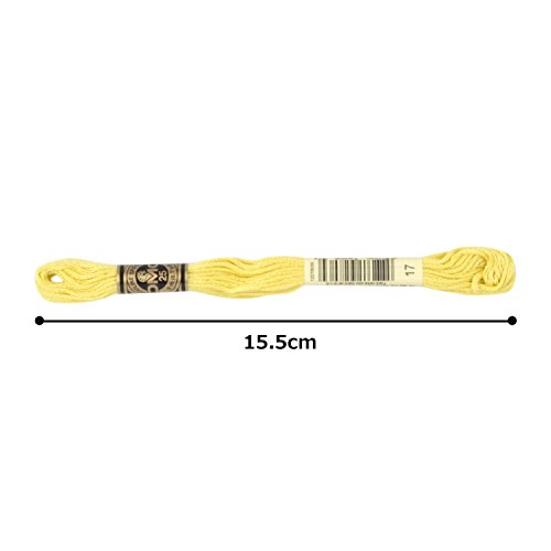 Image of DMC DMC25B #25 Thread Embroidery Thread 12 Bundles #17 Yellow