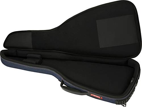 Fender® »FE920 DENIM ELECTRIC GUITAR GIG BAG« Housse de transport pour guitare électrique – Couleur: Gold Denim - Les Beatles, Paul McCartney, John Lennon, RIngo Starr, George Harrison Fender® »FE920 DENIM ELECTRIC GUITAR GIG BAG« Housse de transport pour guitare électrique - Couleur: Gold Denim – Image 4