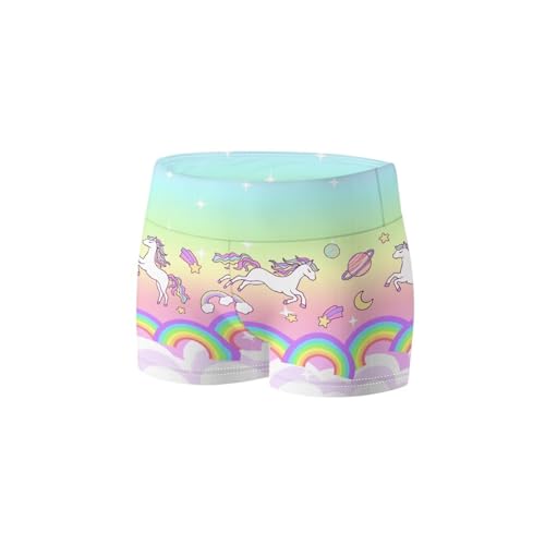 Novelty Yoga Shorts for Girls 5-14 Y Tight High Waisted Quickly Dry Bike Workout Sport Athletic Shorts4