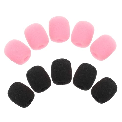 CLISPEED 30 Piezas Cubiertas de Espuma para Micrófono de Filtros Antiviento para Micrófonos Lavalier Accesorios Reducción de Ruido y Protección