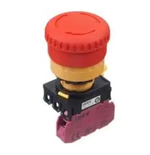 YW1B-V4E01R E-STOP bouton arrêt d'urgence rouge SPST-NC 10A 120V