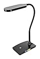 TW Lighting LED Desk Lamp with USB charging Port, 3-Way Touch Switch,IVY-40WT, Black