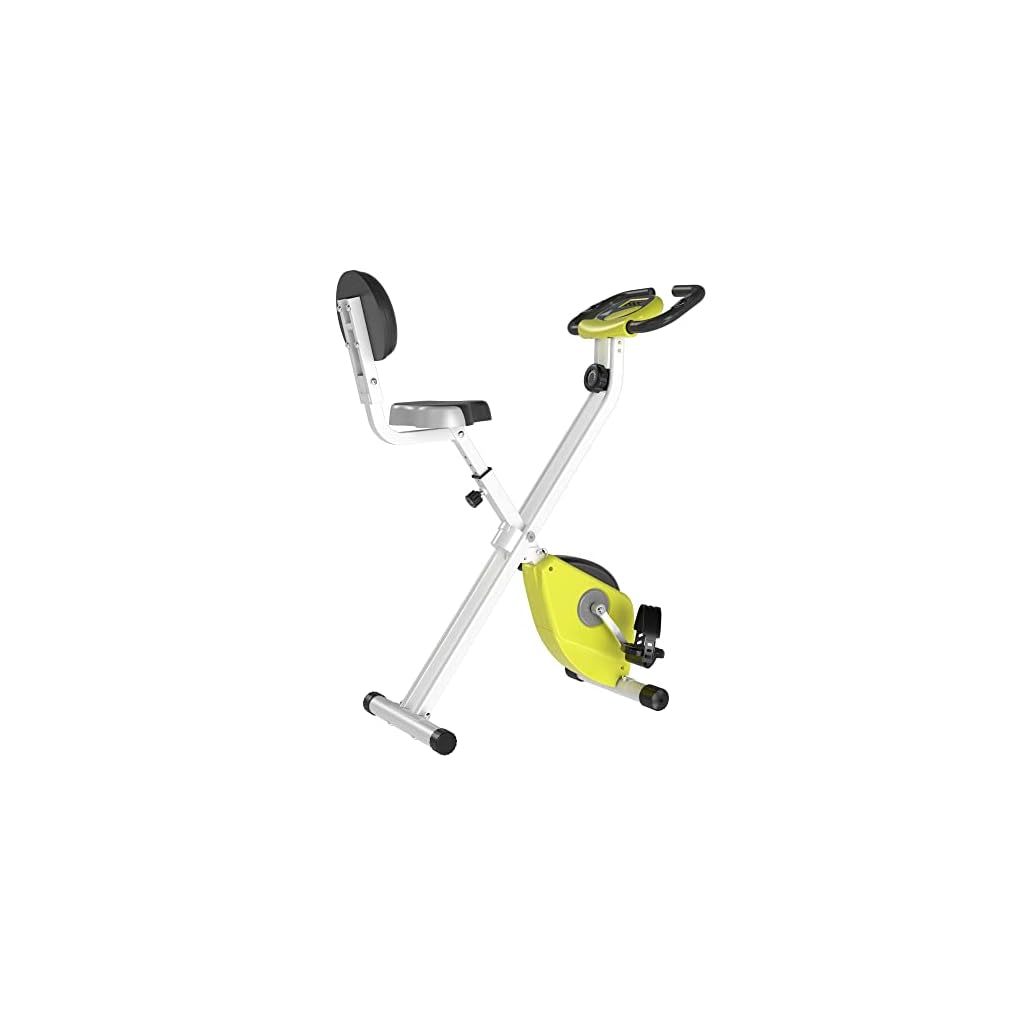 HOMCOM F-Bike Hometrainer met 8 standen instelbare magneetweerstand, in hoogte verstelbaar, staal, 4 kleuren, 43 x 97 x 109 cm