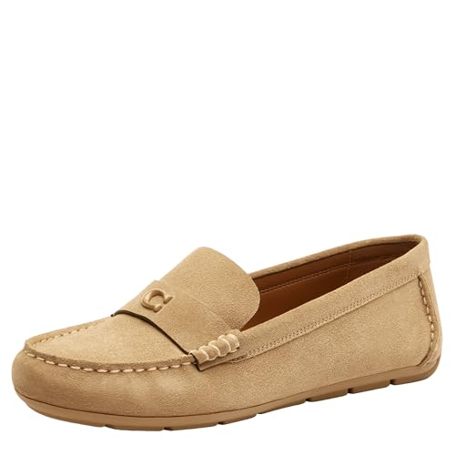 Coach Women's Sculpted C Driver in Suede Loafer