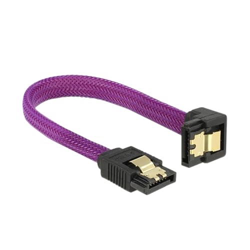 Cable SATA 3.0 7 pines 0.5 m con funda de nylon miniatura 2