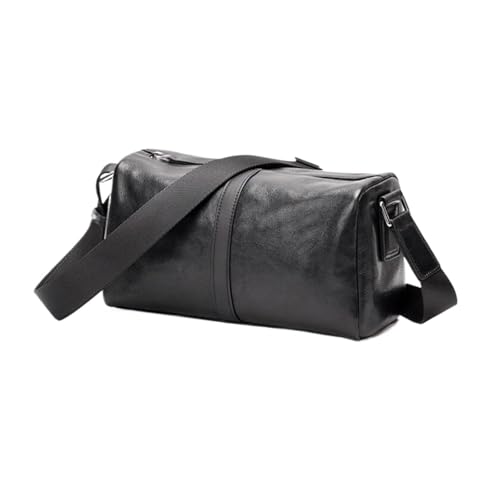 10.2Inch Messenger Shoulder Bags Mens Waist Packs Genuine Leather Crossbody Bags Travel Bags Casual Daypacks