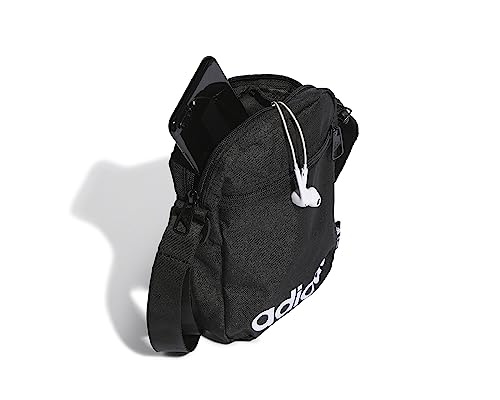 adidas Unisex Essentials Organizer, Black/White, One size, Black / White - Image 4