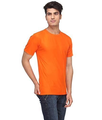 Image of Round Neck Men's Polyster Blend dri fit Tshirts