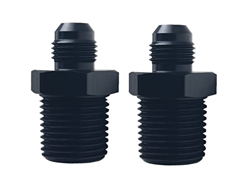 Conector AN6 a 1/2 NPT DEWHEL macho adaptador de aluminio para motor 2