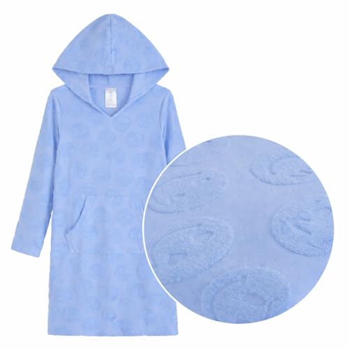 Image of Saint Eve Kids Girls Hooded Terry Cover Up Dress Long Sleeve Swim Cover Up with Pocket Beach Cover Up for Girls