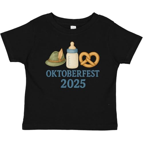 inktastic Oktoberfest 2025 Celebration Baby Bottle Hat Pretzel Baby T-Shirt
