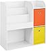 SoBuy Libreria montessoriana per bambini Scaffale portagiochi Portariviste L89*P35*A88 cm, KMB37-W