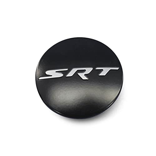 Mopar Satin Black Srt Wheel Center Cap Mopar Srt Compatible With Chrysler #TOP4