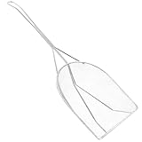 TOKIDNY Edelstahl Ölfilter Schöpflöffel Grobmaschiges Sieb Quadratisch für Fettarmes Frittieren für Küchen Frittiergut Wie Hähnchen Pommes Praktisch Kompakt Leicht zu Reinigen