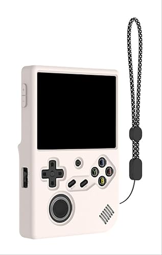 GIOPUEY Hülle Kompatibel mit ANBERNIC RG40XXV, Silikon Stoßfeste Schutzhülle, Superdünn Hülle Cover, Kein Geruch, Hülle Silikon - Beige