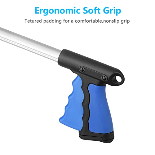 Grabber Reacher Tool-2 Pck, 32" Long Foldable Claw Grabber, Pick Up Stick Grabber, Reacher Grabber Pickup Tool, Trash Picker Upper Grabber, Litter Picker, Garden Nabber, Arm Extension #TOP3