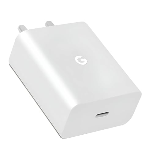 Image of Google Original 30W Charger Adapter Fast Charging 30W Output Compatible with Google Pixel Pixel 8 | 8A | 8 Pro, 7 Pro, Pixel 7, Pixel 7A, Pixel 6 Pro, Pixel 6, Pixel 6A Buds (12 Months Warranty)