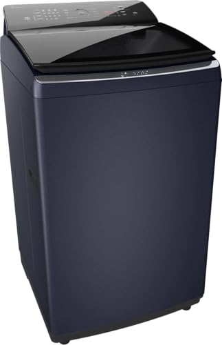 Image of Bosch 8.0 kg 5 Star Fully-Automatic Top Loading Washing Machine (WOE802B7IN,Black,ExpertCare)