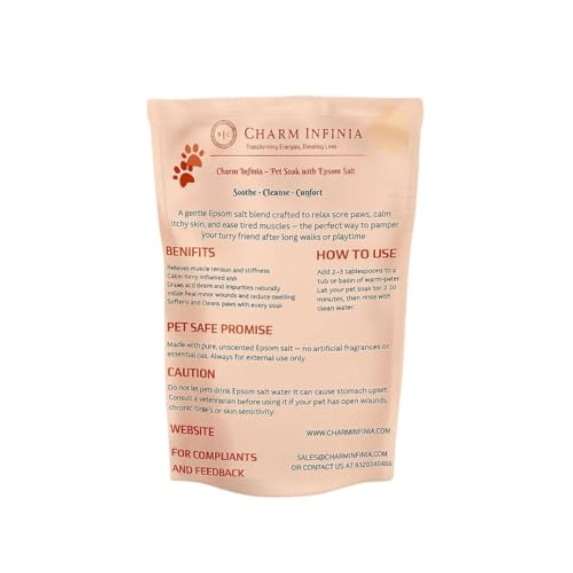 Epsom Salt Soak for Pets