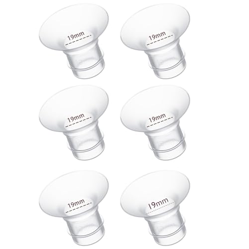 Image of 19mm Flange Inserts 6PC, Compatible with 19mm Flange Spectra/Flange Inserts for Spectra/Momcozy Flange Inserts/Momcozy Wearable Breast Pump Flange Insert/Medela Flange 19mm/Elvie/Willow/TSRETE